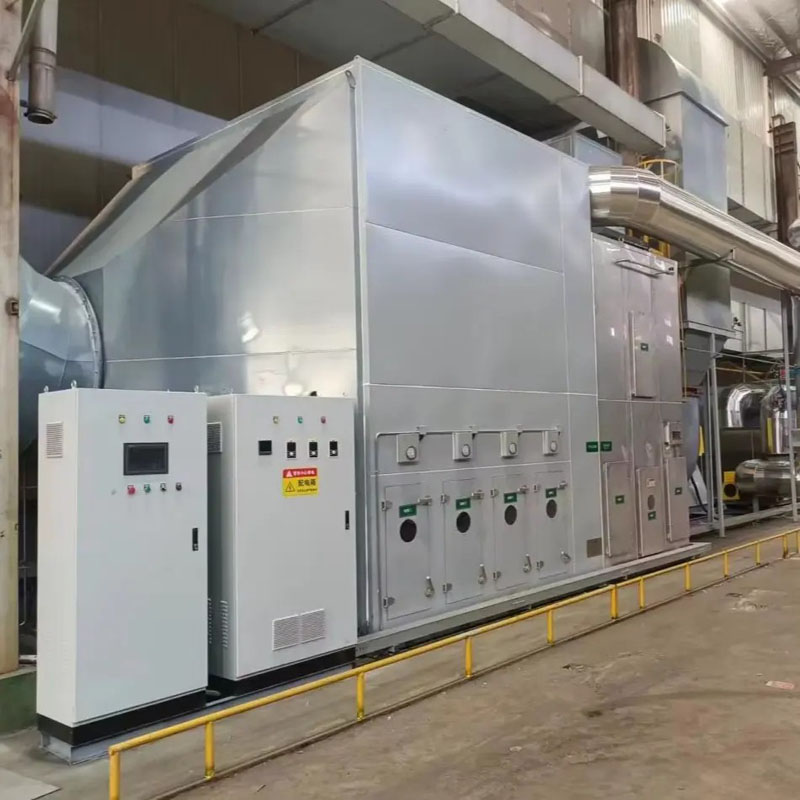 O principio de combustión catalítica de VOCs Equipos de tratamento de gases de residuos industriais
